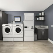 Whirlpool CHW9150GW 27 Inch Commercial Front Load Washer