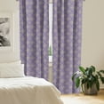 thumbnail image 2 of Ambesonne Moroccan Window Curtains, Motif Vibrant Tones, Each 28" W x 63" L, Blue Violet Pale Camel, 2 of 4