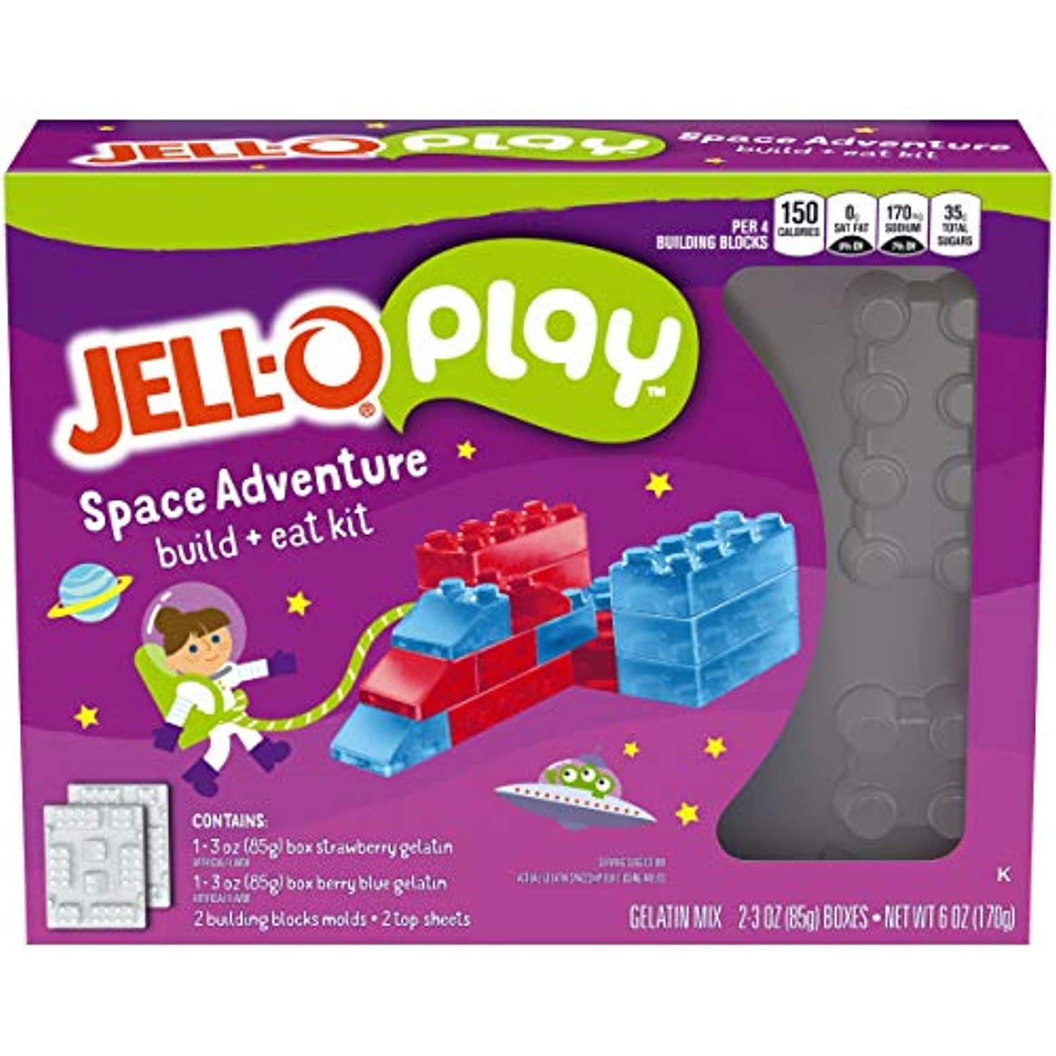 JellO Jigglers Despicable Me 3 Mold Kit, Blueberry/Strawberry, 6 Ounce