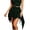 Green, variant on Unir Women Drawstring Pleated Asymmetrical Mini Skirt Y2K Solid Twill Pirate Casual Bottom 1PC S-XXL Plus Size Friendly