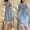 Sky Blue, variant on Rigardu Women's Cotton Nightgown Sleepwear Short Sleeves Nightshirt Women Sleep Dress Ladies Gowns Sleepwear Nightgowns for Women Soft Cotton White Xl