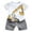 White, variant on LNMQLPDBS Toddler Boys Short Sets Cartoon Print Crewneck Short Sleeve Basic T Shirt & Plaid Shorts 2pcs Outfits Baby Clothes Boy Summer Casual Breathable Suits for School Vacation and Seaside Play