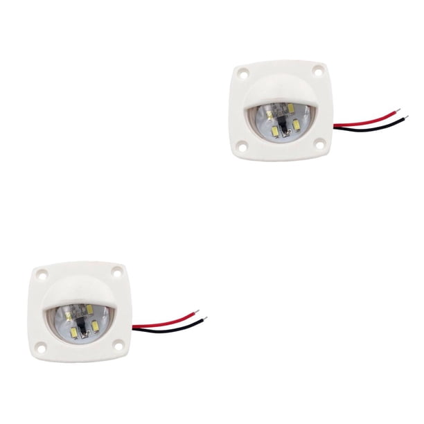 Kenally Courtesy Light Space Saving Compact Size Accessories Firm ABS Bulb Lighting Structure Wall-mounted Device Lamp Ceiling Yacht Luz negra/azul 2piezas Kenally CBP445965