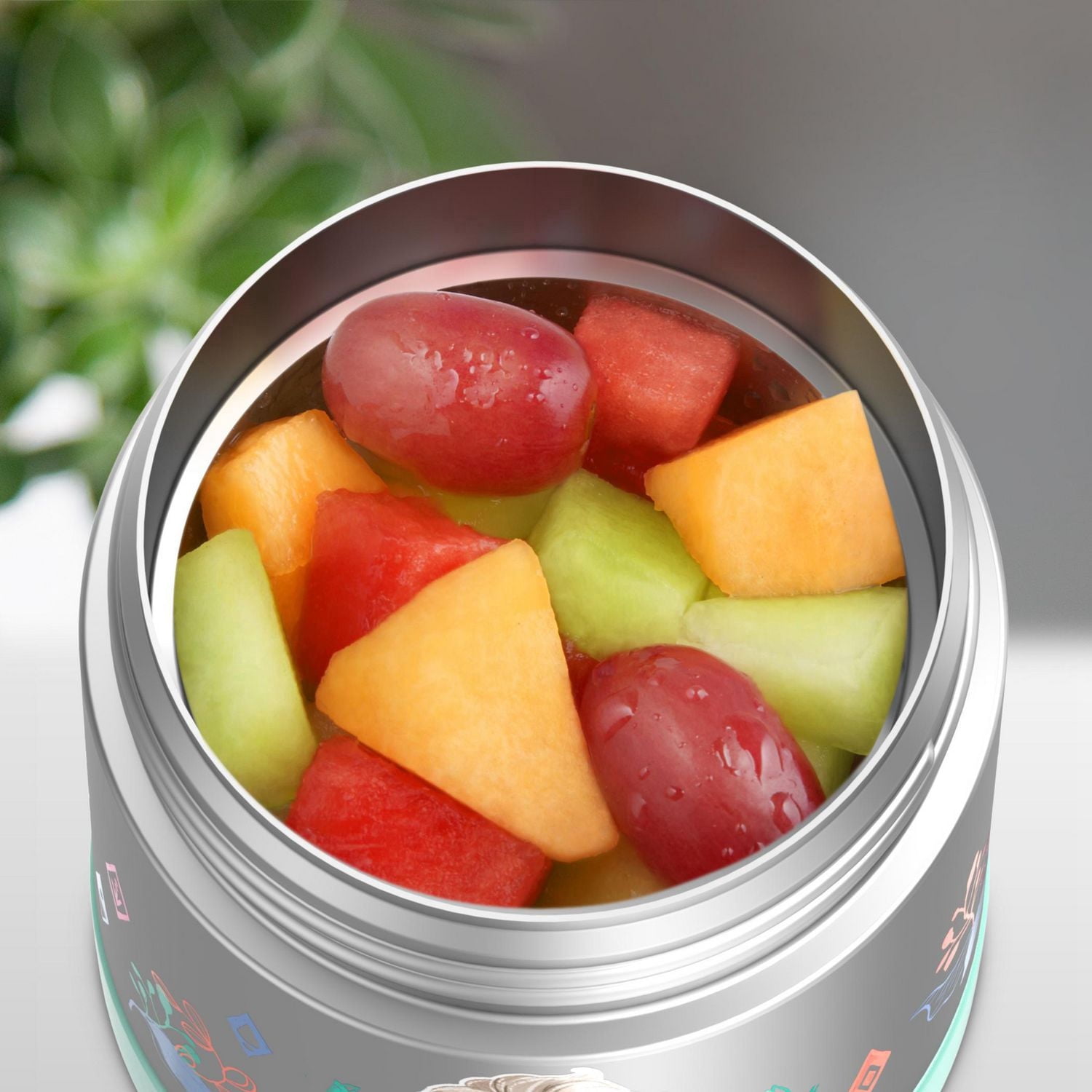 Thermos 10 Oz Vacuum Insulated Funtainer Food Jar, Frozen