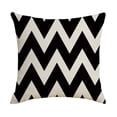 thumbnail image 2 of BEGHT Unique Black White Hugging Pillows for Hugging Pillow Household Design Pattern Sand Pillow for Outdoor Sofa Bedding and Home Decor, 18x18Inch., 2 of 3