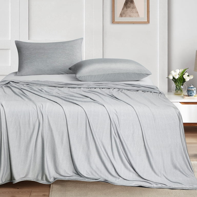 Danctec Cooling Blanket For Hot Sleepers - Q-Max 0.45 Cool Fiber, Double/Queen Size 79"x86", Grey