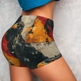 thumbnail image 4 of Lsque Ink Style Bald Eagle Pattern High Waisted Biker Shorts for Women-Tummy Control Fitness Athletic Workout Running Yoga Gym Shorts,Moisture-Wicking-X-Large, 4 of 9