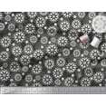 thumbnail image 3 of Soimoi Poly Georgette Fabric Floral Mandala Printed Craft Fabric by The Yard 42 Inch Wide, 3 of 3
