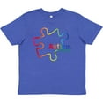 thumbnail image 3 of Inktastic Rainbow Gradient Autism Youth T-Shirt, 3 of 5