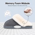 thumbnail image 3 of Drecage Kids Slippers Boys Girls Fuzzy House Slippers Soft Warm Bedroom Shoes, 3 of 5