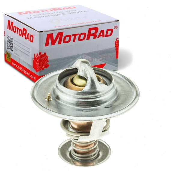 MotoRad Engine Coolant Thermostat compatible with Ford F-250 Super Duty 1999-2018 - 160F