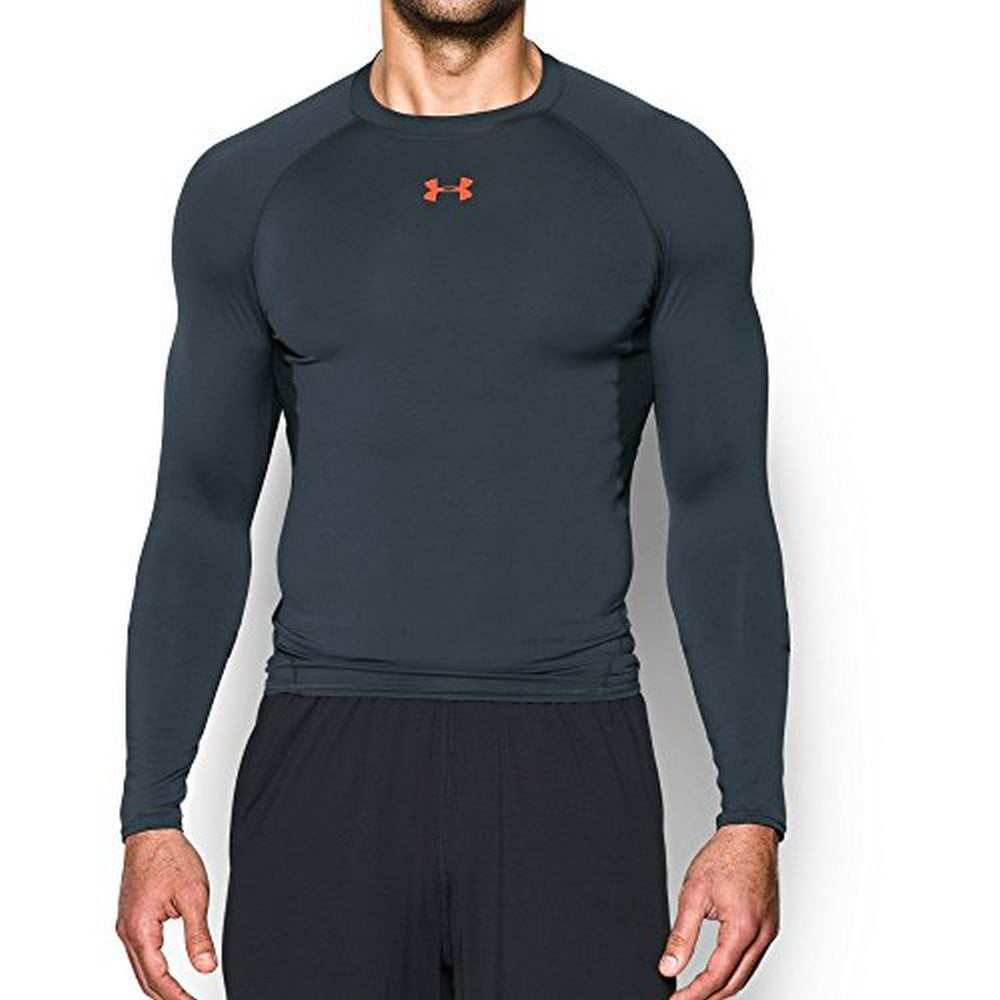 Under Armour Mens HeatGear Armour Long Sleeve Compression Shirt ...