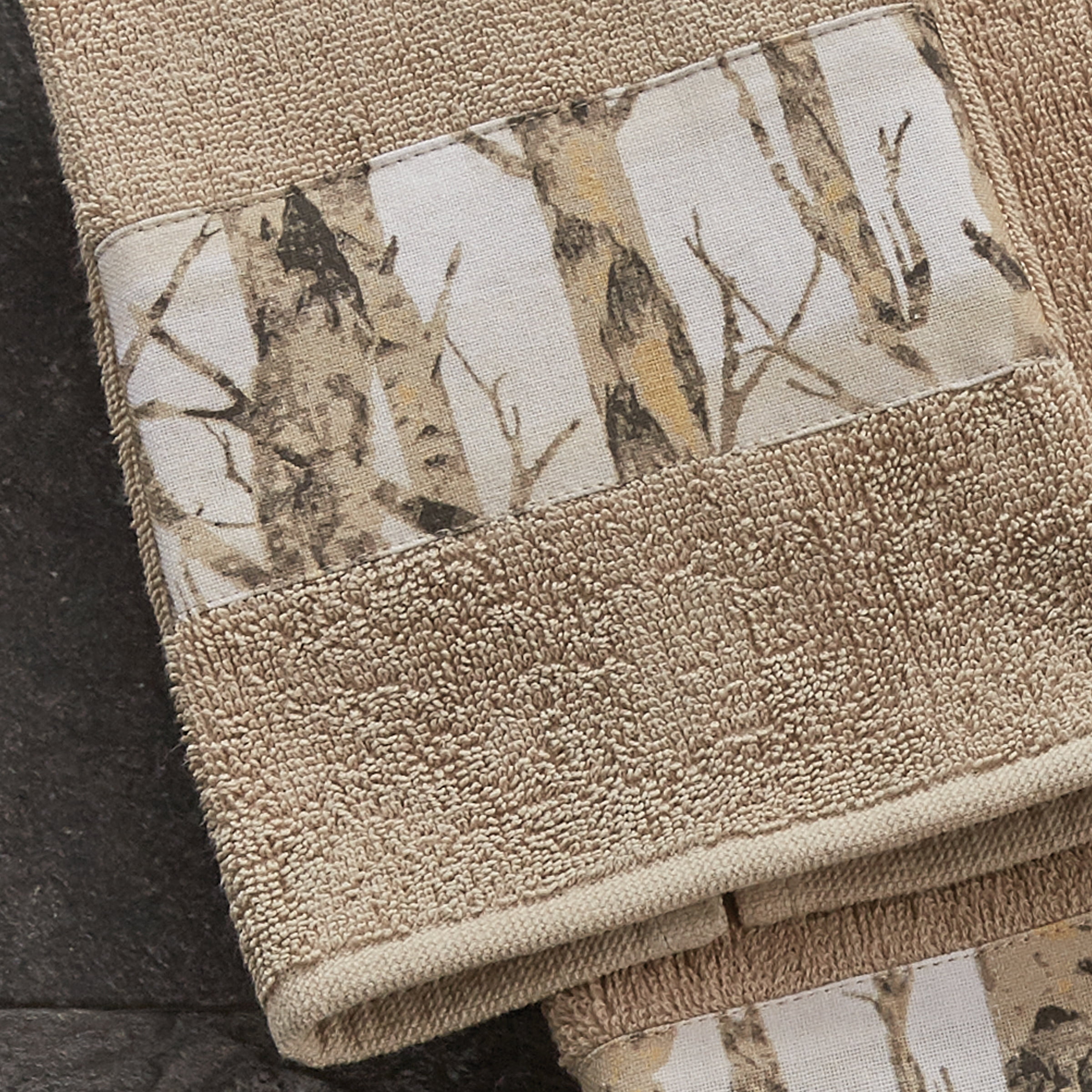 Park Designs Birch Forest Terry Hand Towel Set of 2