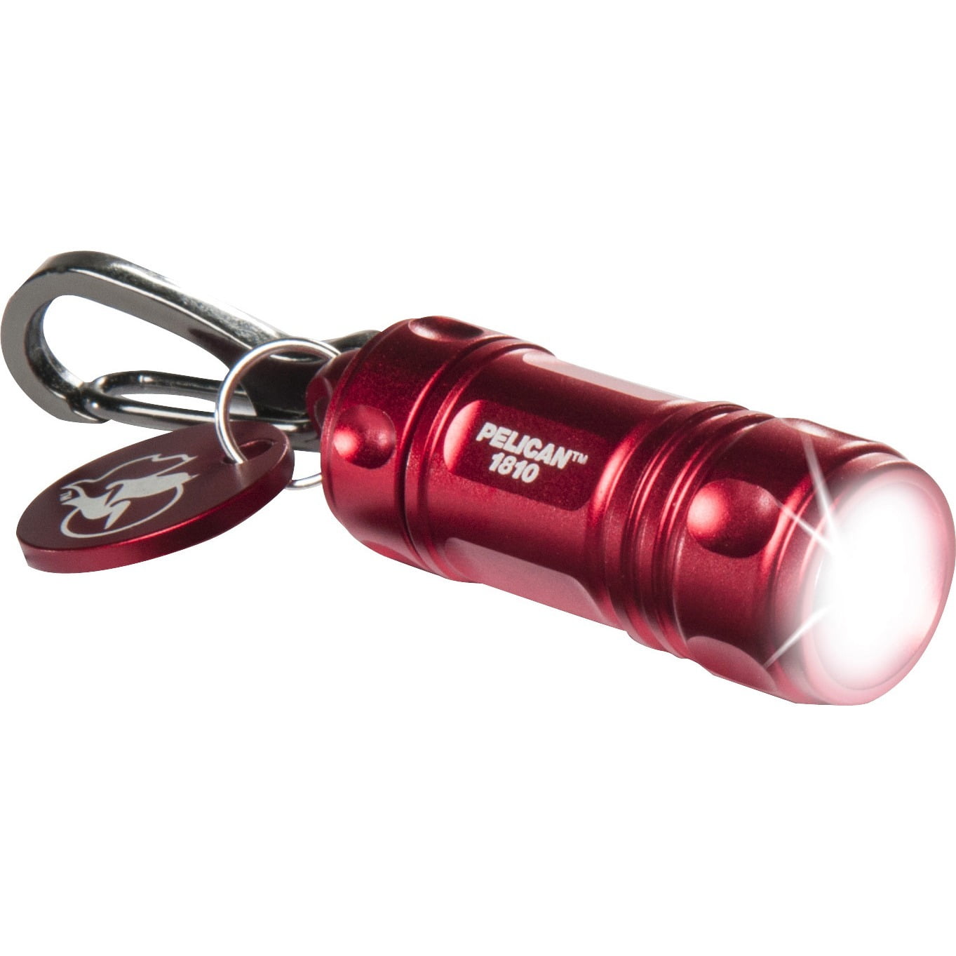 Pelican 16Lumen ProGear 1810 LED Keychain Flashlight, Red, 0181000100
