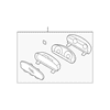 Genuine OE Kia Cluster Assembly - 94011-2G300