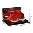 thumbnail image 2 of Versatile Deluxe Acrylic Display Case - Large Rectangle Box with Gold Risers and Mirror 15" x 12" x 9" (A082-GR), 2 of 9