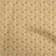thumbnail image 1 of oneOone Cotton Jersey Mustard Yellow Fabric Floral Sewing Craft Projects Fabric Prints By Yard 58 Inch Wide, 1 of 5