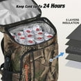 thumbnail image 5 of WARMOUNTS Backpack Cooler & Insulated Bag 2 in 1, 36 Cans w/ Insulating Cover, Upgraded Leakproof Soft Cooler Backpack 2 Compartment for Camping Hiking Picnic Beach, 5 of 11