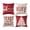 Red B, variant on Christmas Decorations Pillow Covers Set of 4 Christmas Series Cushion Sofa Pillow Cover Holiday Zippered Throw Pillow Case