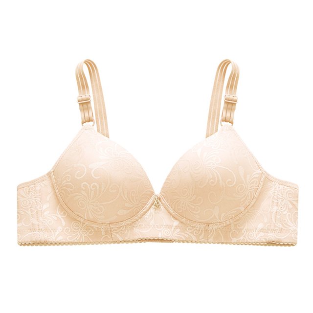 Soutien-gorge Quotidien Solide Aguichant pour Femmes avec Bretelles et Bonnets