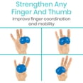 thumbnail image 4 of Exercise Putty (4-Pack) - Therapeutic, Occupational and Therapy Tool - Thinking and Stress - Finger, Hand Grip Strength Exercises - Extra Soft, Soft, Medium, Firm Sensory Kit - Squeezable Ball, 4 of 7
