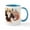 White/Blue Inside, variant on CafePress - Donkey Mug - 11 oz Ceramic Mug - Novelty Coffee Tea Cup