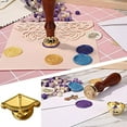 thumbnail image 3 of Cabezal Sello Diy Multipureze en Relieve Ornamental Socador Cera para Invitaciones Boda, 3 of 6