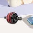 thumbnail image 1 of Entrenador de equipo de entrenamiento con rueda de rodillo, máquina Ab, rueda de rodillo abdominal, ejercicio para hombres y mujeres, culturismo de rojo y negro, 1 of 8