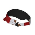 thumbnail image 2 of America-Mexican Flag Sports Sun Visor Hats Adjustable Sun Visor Caps For Women And Men, 2 of 7