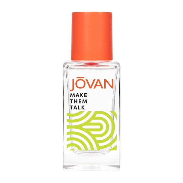 Jovan Make Them Talk Eau De Parfum 1.7 Fl Oz (Paquete de 1) Notas de Osmanthus Almizcle y Limón Fragancia unisex Fragancia diaria de larga duración Tamaño de viaje