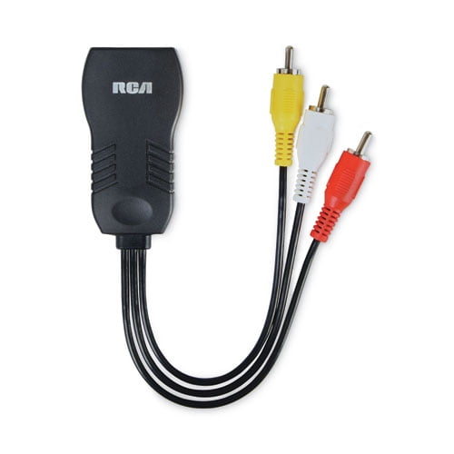 RCA Composite Adapter, Black RCA Composite Adapter, Black