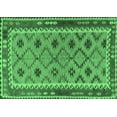 thumbnail image 1 of Ahgly Company Indoor Rectangle Southwestern Emerald Green Country Area Rugs, 2' x 4', 1 of 4