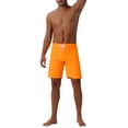 thumbnail image 2 of INSPIRAR CHIC Pantalones Cortos de Verano para Hombre de Color Sólido con Cintura Ajustable 38 Amarillo, 2 of 6