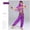 X-297Purple, variant on YMNXA Kids Girls Outfits Sleeveless Halter Neck Tassels Top And Mesh Pants Stylish Comfortable Dance Sets For Stage Performance,Blue,11-12 Years