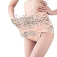 thumbnail image 5 of Clearance under 5 Women's Fashion Sexy Transparent Low Waist Pants Panties Thong Lace Beige 2XL, 5 of 5