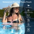 thumbnail image 4 of MATEPROX Waterproof Phone Case, Floating Water Proof Phone Pouch with Lanyard up to 6.9‘’ for Swimming Skiing Drifting-Pink, 4 of 7