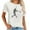 White, variant on Baseball Player Batter Youth Womens Tops with Unique Graphic Prints - Comfortable & Stylish