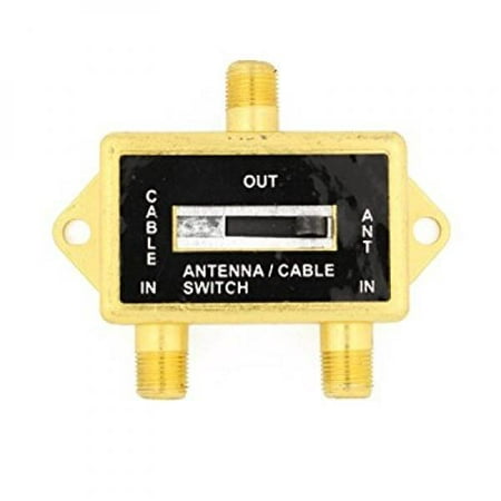 Wideskall® Gold Plated 5-900 MHz 100dB Coaxial A/B Switch