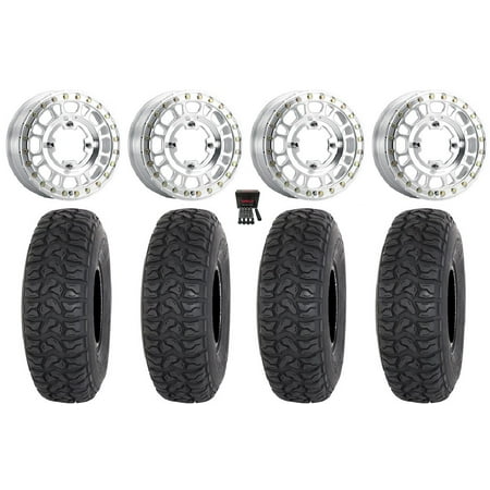 Method 412 Beadlock 15 Wheels Raw 32 Chicane LT Tires Polaris RZR XP 1000 / PRO XP / Ranger XP 900/1000 Method 412 Beadlock 15 Wheels Raw 32 Chicane LT Tires Polaris RZR XP 1000 / PRO XP / Ranger XP 900/1000