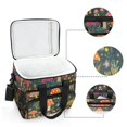 thumbnail image 6 of FORMRS Insulated Cooler Bag 24 Cans Capacity Soft Leakproof Lunch Box with Side Pockets, Orange Mushroom, 6 of 7