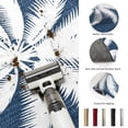 thumbnail image 6 of Dark Blue Palm Tree Washable Runner Rugs 2'x6', Summer Country Vintage Tropical Coastal Tree Leaf Washable Runner Rug Non-Slip Sturdy Edge Binding Carpet for Bedside Hallway Runner Kitchen Galley, 6 of 9