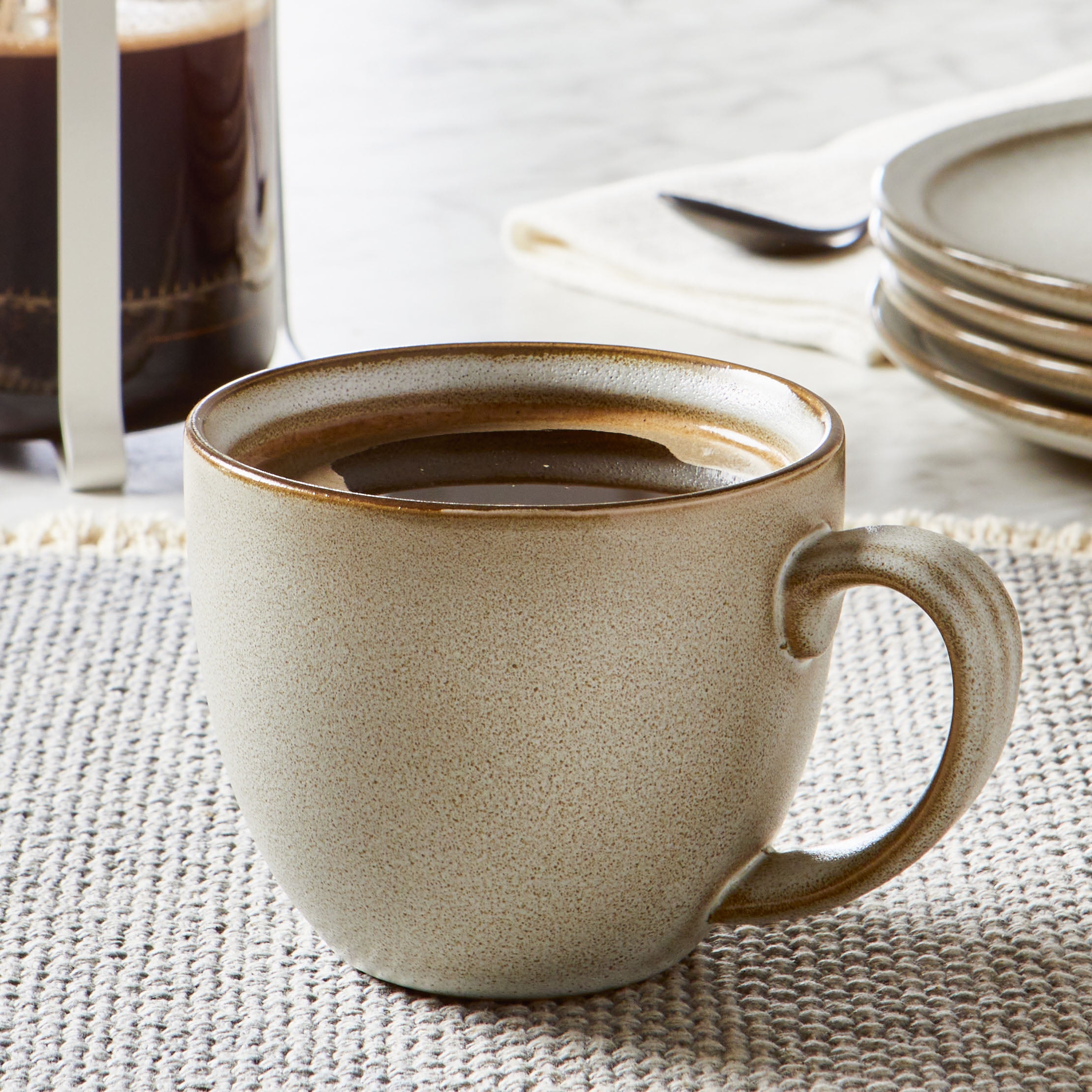 Better Homes and Gardens Banks Cream 14.2-ounce Stoneware Mug
