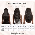 thumbnail image 5 of Pelucas de cabello humano con frente de encaje de 22 pulgadas 13x4/13x6, peluca con cierre 4x4 prearrancada, peluca frontal de encaje liso brasileño-cl., 5 of 5