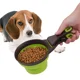 thumbnail image 4 of Cuenco plegable de silicona para mascotas, cuchara para comida, bolsa plegable para comida de perro, tazón de agua, taza medidora, comedero para cachorros, suministros para almacenar bocadillos, clip, 4 of 5