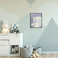 thumbnail image 2 of Stupell Industries Magic Inside Of You Inspirational Unicorn Quote Purple Pink Framed Wall Art Design by Ziwei Li, 16" x 20", Black Framed, 2 of 5