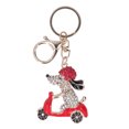 thumbnail image 4 of Porte-clés Pendentifs Strass Dessin Animé Porte-Clés en Métal Dessin Animé Porte-Clés Compact et Léger, 4 of 8