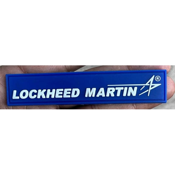 Lockheed Martin® PVC Patch, 4 inches, Glow in the Dark