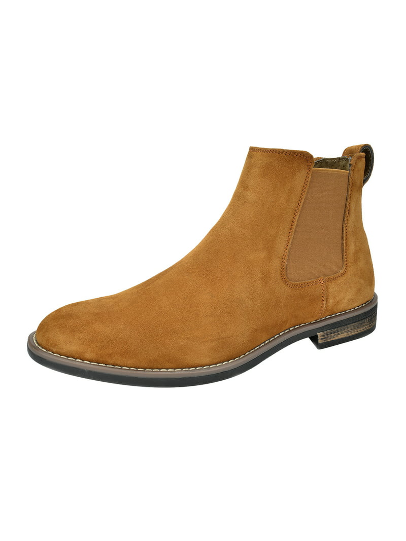 Bruno Marc Men's Chelsea Desert Ankle Boots Suede Leather Chukka Slip On Dress Shoes Urban-06 Camel Size 10 Walmart.com