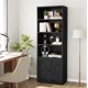 thumbnail image 2 of 71.4-pulgada de madera six-layer estante - industrial style para exposición y almacenamiento rack, estilo rural style con doors, 2 of 10