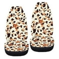 thumbnail image 6 of ZIATUBLE Starry Cow Print Front Seat Covers Anti Slip High Back Bucket Seat Covers Universal Fit for SUV Sedan Van 2 Piece Auto Interior Seat Protector for Women Car Decor Accessories, 6 of 7